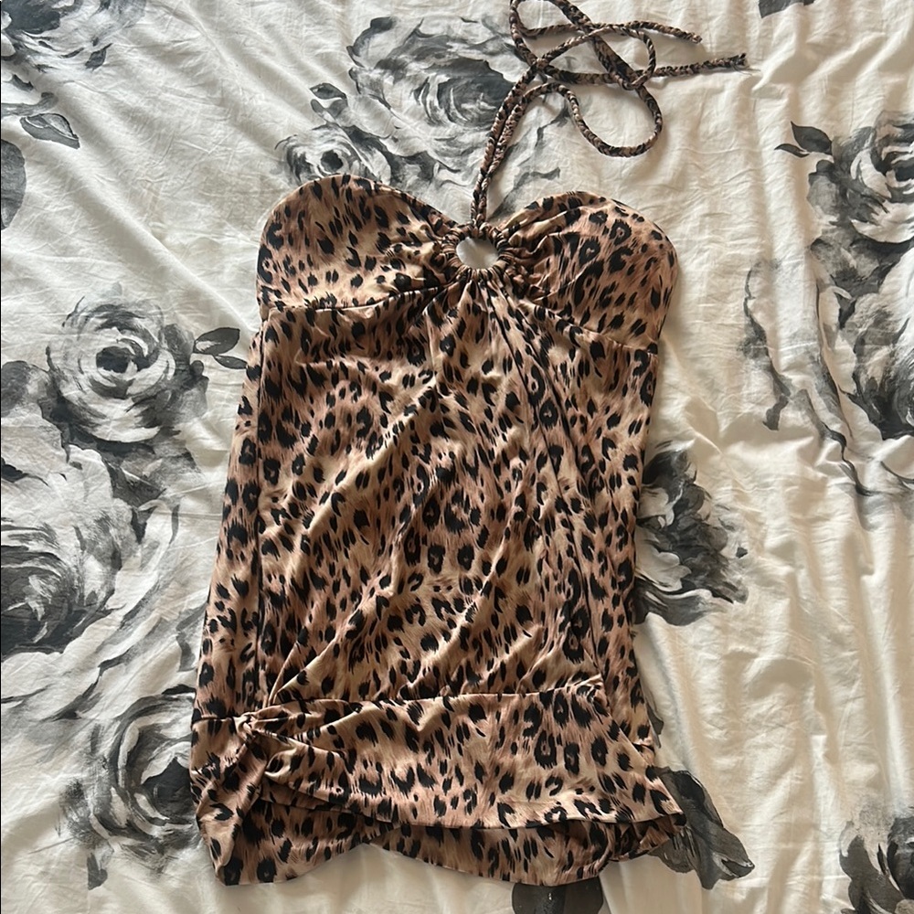 Forever 21 Brown and Black Bustier Tank Top